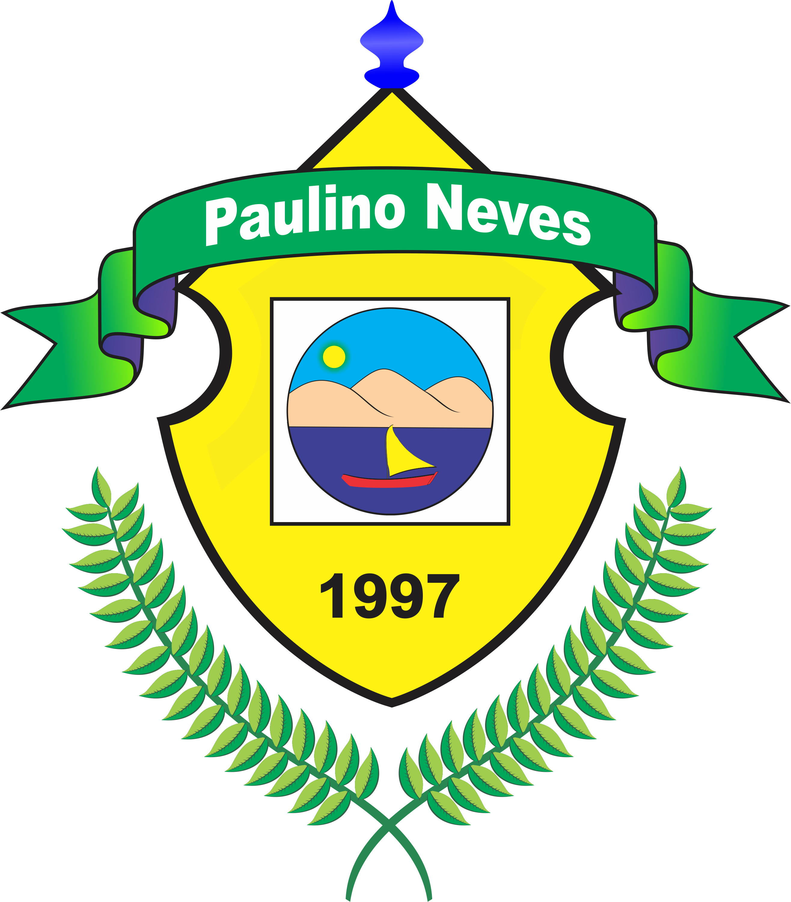 Logo Paulino Neves - MA