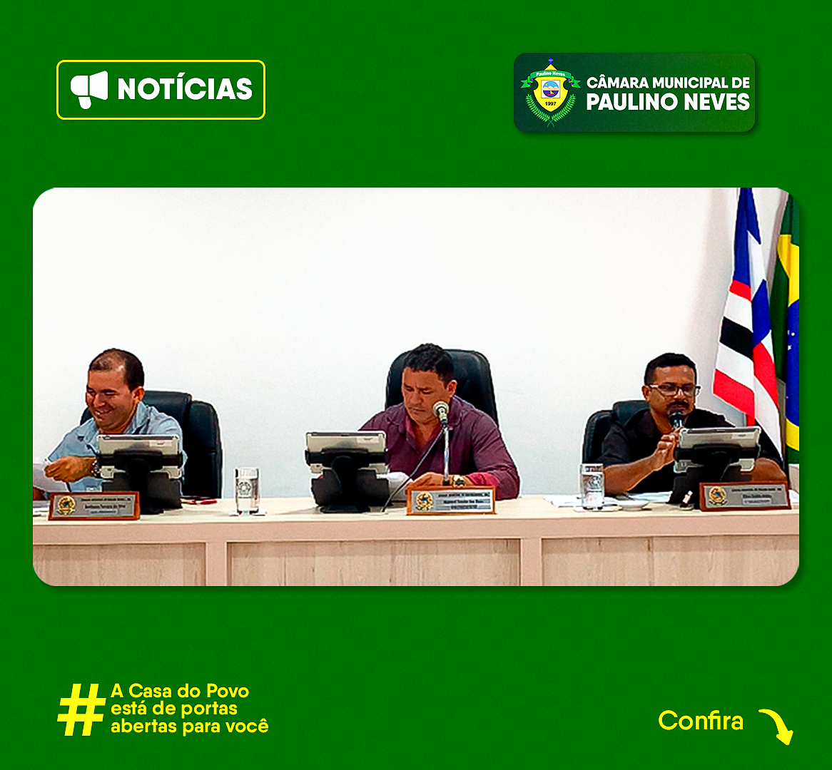5ª Sessão Ordinária aprova duas importantes proposições