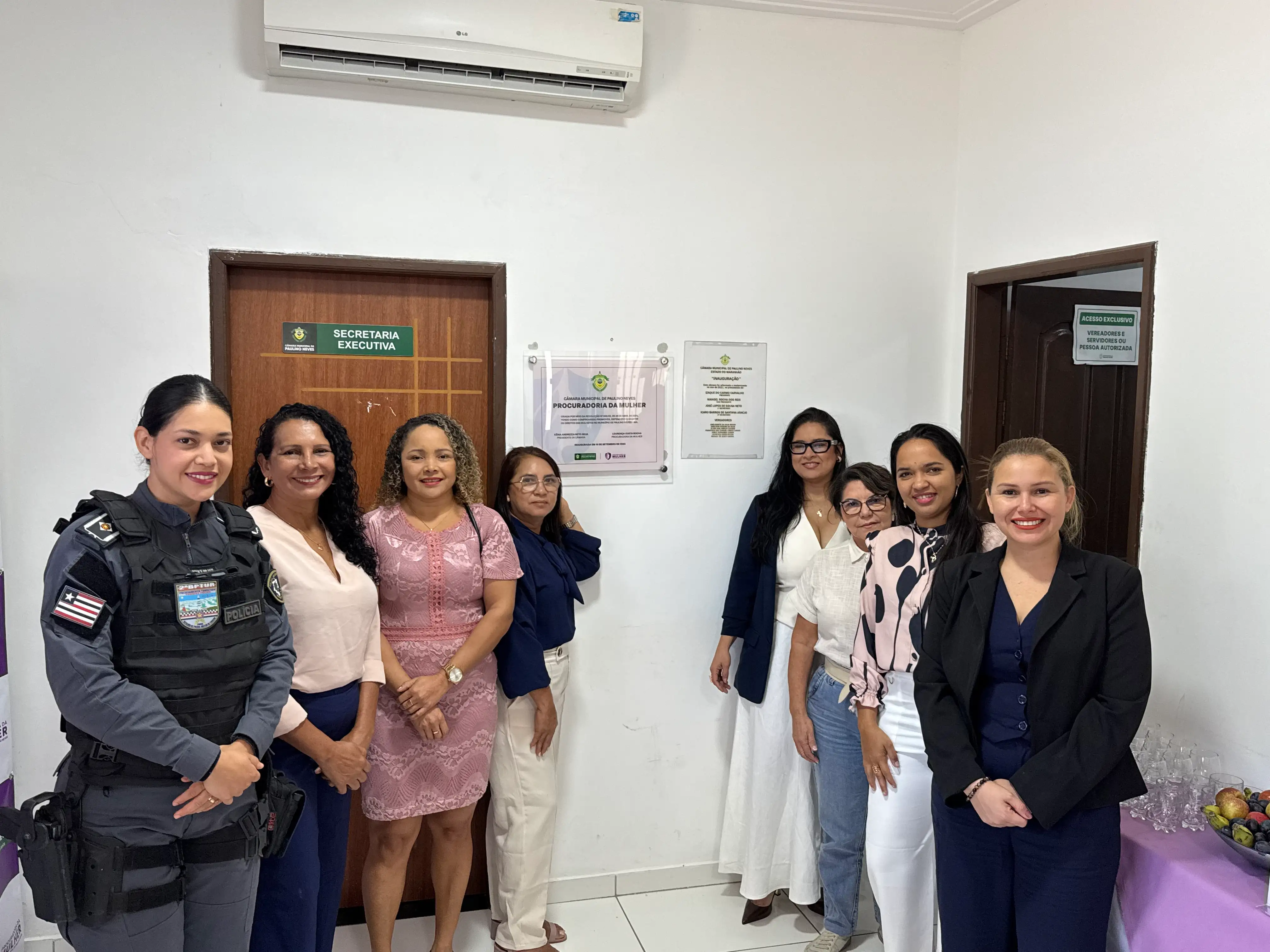 Câmara Municipal de Paulino Neves inaugura Procuradoria da Mulher