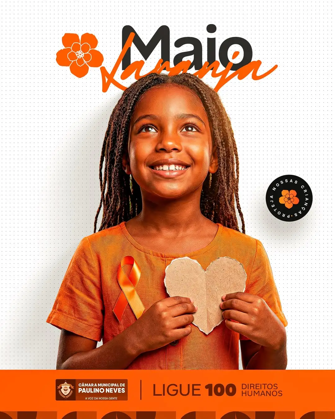 Maio Laranja: proteger nossas crianças e adolescentes é um dever de todos
