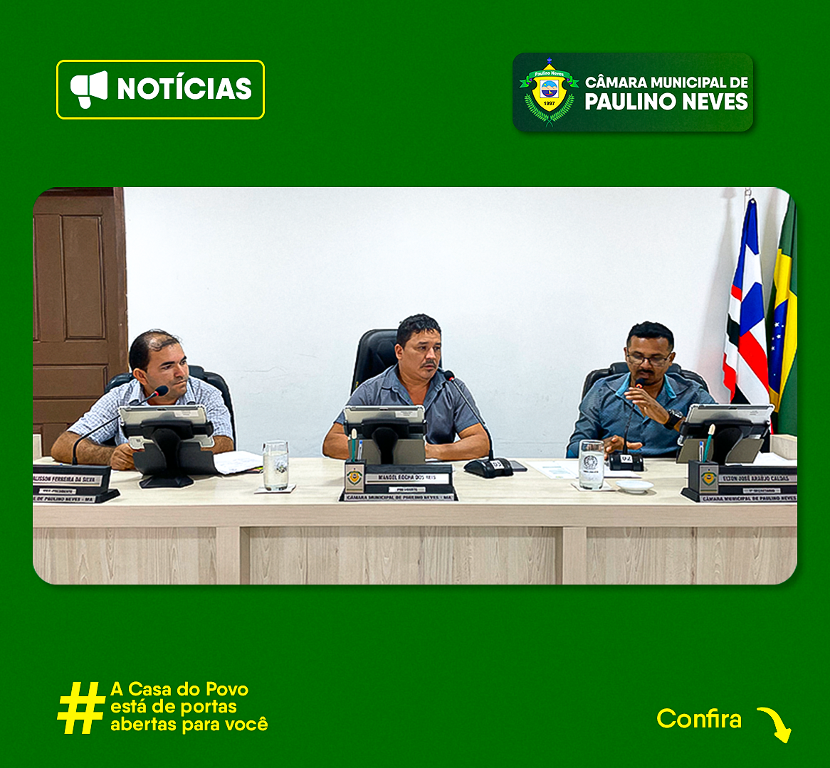 Importantes projetos de lei aprovados por unanimidade na 15ª Sessão Ordinária