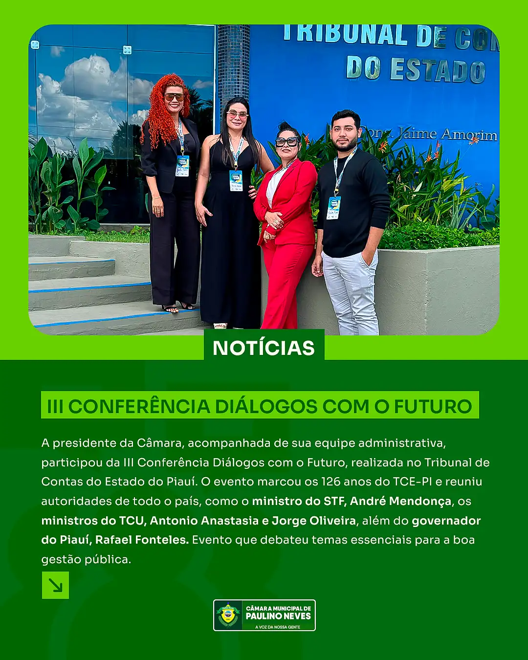 III Conferência Diálogos com o Futuro (TCE-PI)